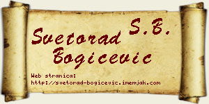 Svetorad Bogičević vizit kartica
